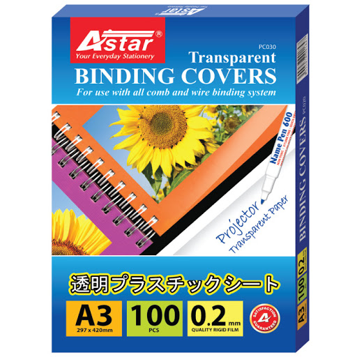 PLASTIC BINDING COVER A3